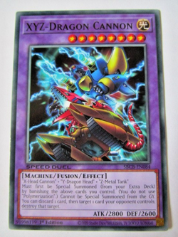 Yugioh! XYZ-Dragon Cannon Sbcb-En084 Common Speed Duel Light Play!! - Image 1