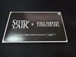 Final Fantasy Mtg Secret Lair Game Over En Foil Sealed - Image 1