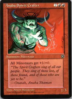 Anaba Spirit Crafter [Homelands] MTG Rare Never Played NP Wizards of the Coast - Image 1