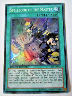 Yugioh! Spellbook Of The Master ct10-En014 Super Rare Limited Light Play!! - Image 1
