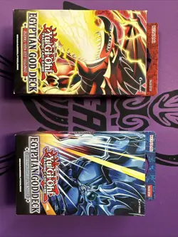 Yugioh! TCG Egyptian God Deck - Slifer the SKY Dragon And Obelisk the Tormentor - Image 1