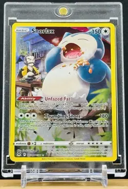 Pokemon TCG Snorlax TG10/TG30 Full Art Lost Origin Trainer Gallery Holo - Image 2