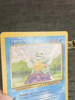 Carte Pokemon Squirtle 63/102 Set De Base Wizard Anglais Occasion - Image 5