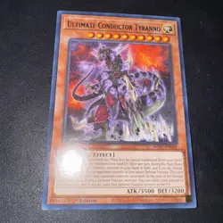 Yugioh Ultimate Conductor Tyranno WISU-EN009 1st Ed NM-EX - Image 1