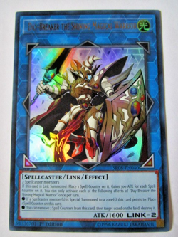Yugioh! Day-Breaker The Shining Magical Warrior Sr08-En040 1st Ed Light Play!! - Image 1