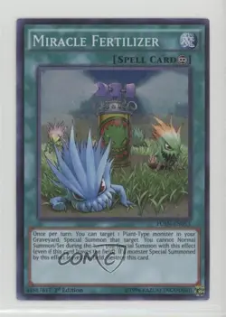 Super Rare - Miracle Fertilizer 1st Ed. YuGiOh Fusion Enforcers #FUEN-EN053 - Image 1