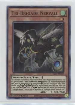 Tri-Brigade Nervall 1st Ed. YuGiOh Tin of Ancient Battles #MP21-EN169 - Image 1