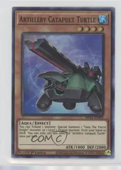 Artillery Catapult Turtle 1st Ed. YuGiOh Tin of Ancient Battles #MP21-EN099 - Image 1