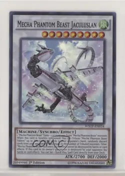 Mecha Phantom Beast Jaculuslan 1st Ed. YuGiOh World Superstars #WSUP-EN034 - Image 1