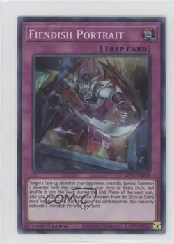 Fiendish Portrait (SR) 1st Ed. YuGiOh Tin of Ancient Battles #MP21-EN033 - Image 1