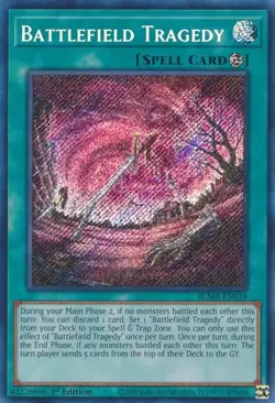 BLMR-EN018 Battlefield Tragedy Secret Rare 1st Edition Near Mint YuGiOh Card TCG - Image 1