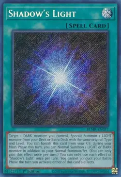 BLMR-EN037 Shadow's Light Secret Near Mint Rare 1st Edition YuGiOh Card TCG - Image 1