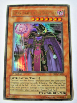 Yugioh! Dark Eradicator Warlock Sd6-En001 1st Ed Moderate Play!! - Image 1
