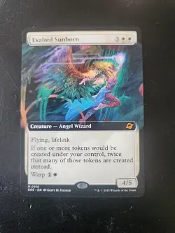 MTG Exalted Sunborn - Edge of Eternities - Regular Extended Art - M/NM - Image 1