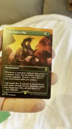 Life Finds a Way (Borderless) MTG Jurassic World Collection (REX) Rare NM - Image 2