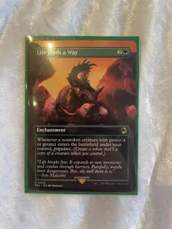 Life Finds a Way (Borderless) MTG Jurassic World Collection (REX) Rare NM - Image 5