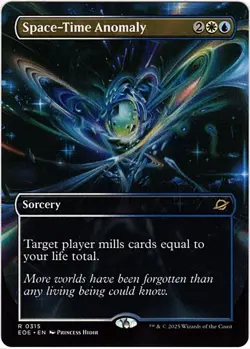 MTG Edge Of Eternities Space-Time Anomaly Borderless (Rare) - Image 1