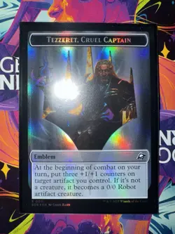 Tezzeret, Cruel Captain Robot - TOKEN FOIL - Edge of Eternities EOE MTG Magic - Image 1