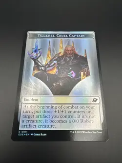 Tezzeret, Cruel Captain Robot - TOKEN FOIL - Edge of Eternities EOE MTG Magic - Image 3