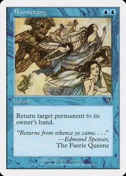 MTG - Boomerang - Seventh Edition - X1 - (LP) - - Image 1