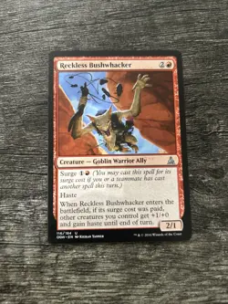 MTG 1x Reckless Bushwhacker x1 LP Oath of the Gatewatch - Image 1