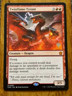 Twinflame Tyrant - Foundations - MTG - 0097 - Image 1