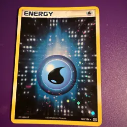 Pokemon Card - Water Energy Emerald 103/106 Reverse Holo - Image 1