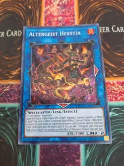 Yugioh Altergeist Hexstia MP18-EN200 Super Rare 1st Edition Near Mint - Image 1