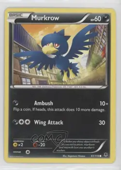 Murkrow Pokemon XY Phantom Forces #51 - Image 1