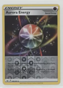 Aurora Energy Reverse Foil Pokemon Sword & Shield #186 - Image 1