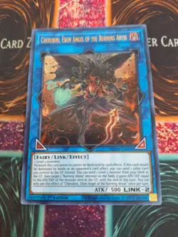 Yugioh Cherubini, Ebon Angel of the Burning Abyss MP20-EN096 Ultra 1st Ed NM - Image 1