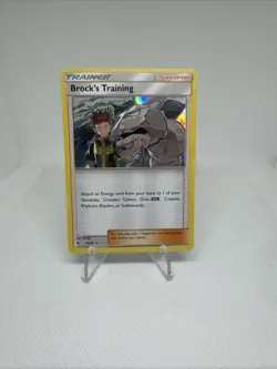 Brock's Training 55/68 Hidden Fates English Pokemon Card TCG - Image 1