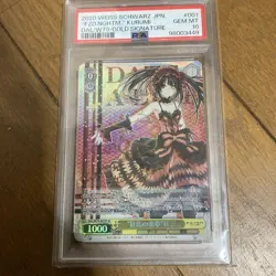 Weiss Schwarz Kurumi SP PSA10 Signed Card Ultra Rare Limited - Image 1