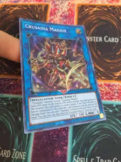 Yugioh Crusadia Magius CYHO-EN042 Super Rare 1st Edition Near Mint - Image 2