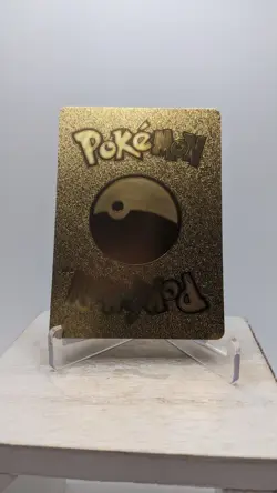 Nintendo Pokemon Gold Foil Fan Art Card Pikachu VMAX Gigantamax 310HP 044/185 - Image 2