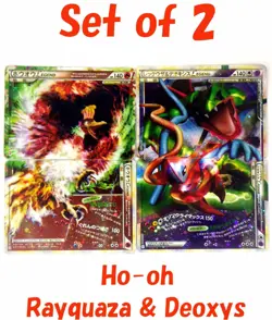 Ho-Oh Legend 1st 015 016/070 Rayquaza & Deoxys 074 075/080 Pokemon Card Japanese - Image 1