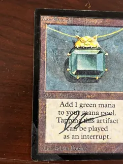 MOX EMERALD Beta Unknown Signed Vintage MTG [Nostalgium] - Image 4