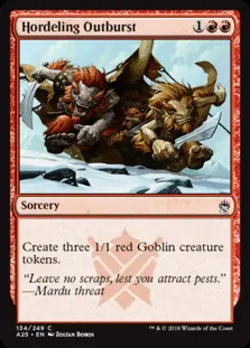 Hordeling Outburst - Light Play MTG Masters 25 - Image 1