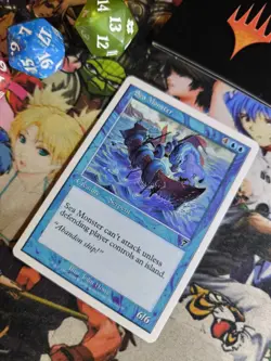 MTG Sea Monster 🇬🇧 Nm Magic the Gathering Seventh Edition 2001 Og Blue Deck - Image 5