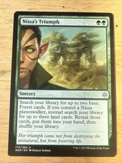 mtg nissa's triumph war of the spark - Image 1