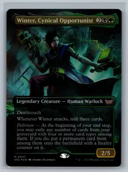 MTG Commander: Duskmourn: House of Horror Winter, Cynical Opportunist #0007 Foil - Image 1