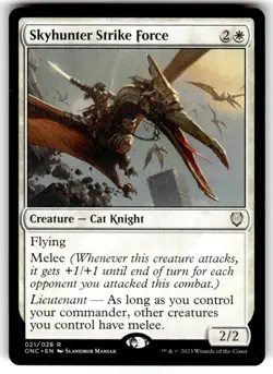 Skyhunter Strike Force Commander: Phyrexia: All Will Be One Regular MTG NM - Image 1