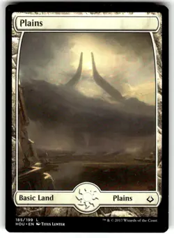 Plains (185) - Full Art Hour of Devastation Regular MTG - Image 1