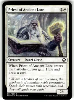 Priest of Ancient Lore Adventures in the Forgotten Realms Regular MTG - Image 1