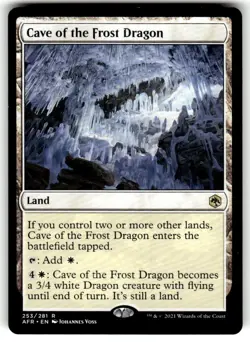 Cave of the Frost Dragon Adventures in the Forgotten Realms Regular MTG - Image 1
