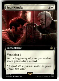 Four Knocks (Extended Art) Universes Beyond: Doctor Who Regular MTG - Image 1