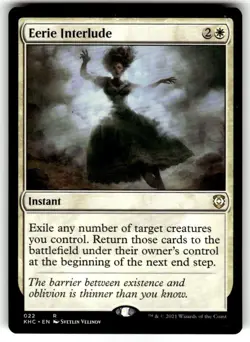 Eerie Interlude Commander: Kaldheim Regular MTG NM - Image 1