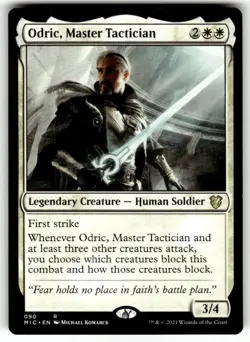 Odric, Master Tactician Commander: Innistrad: Midnight Hunt Regular MTG NM - Image 1