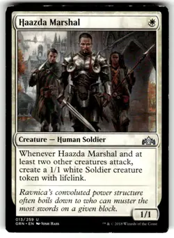 Guilds of Ravnica Magic: The Gathering Haazda Marshal MTG LP - Image 1