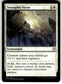 Magic: The Gathering Enchantment Intangible Virtue Uncommon Regular MTG NM - Image 1